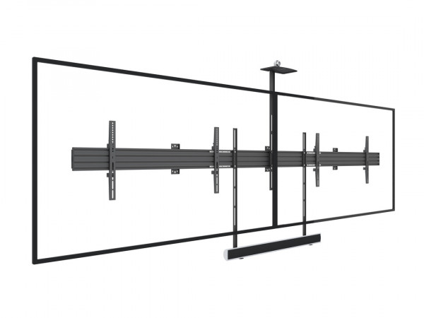 Dual Halterung 2 x 32"- 90 ",VESA 100x100-800x