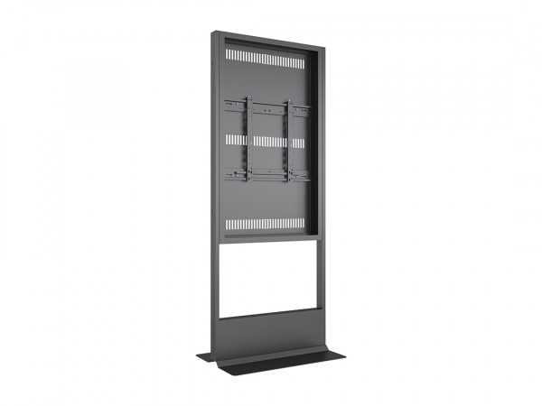 Stele ohne Monitor, Portrait, schwarz, 55"/4820