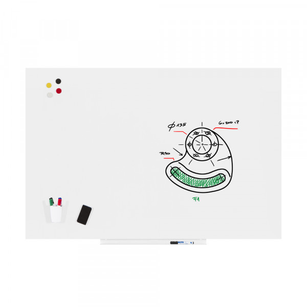 Skinwhiteboard, PE-beschichtet, weiss