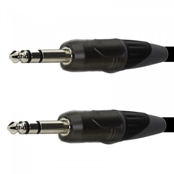 Jack auf Jack Kabel, 6.35mm 1/4 ", 3 Pol, 2m