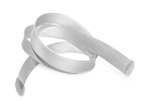 Kabelsocken 55mm x 50m, grau, Polyester,
