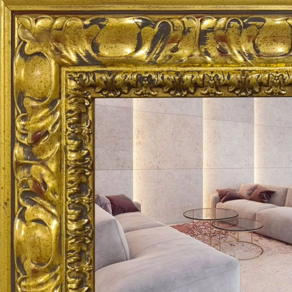Spiegelrahmen für TV-Monitore, 32"-55", gold