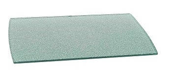 Glasdrehplatte, max 60 Kg, grau metallic, BxT