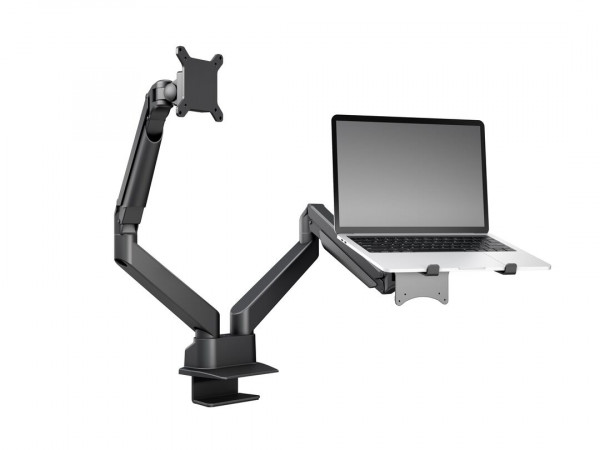 Monitorhalter Duo 32", Aluminium., schwarz