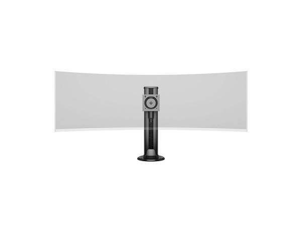 Monitorhalter 32-50", schwarz, vertikal, Metall