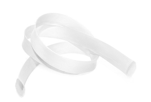 Kabelsocken 40mm x 50m, weiss, Polyester,