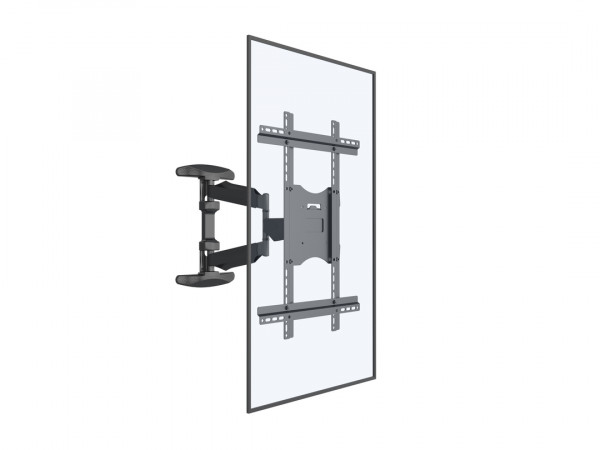 Wandhalterung bis 55", schwarz, neigbar 15°