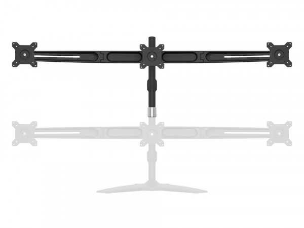 Monitorhalter Triple Extension, schwarz, Metall