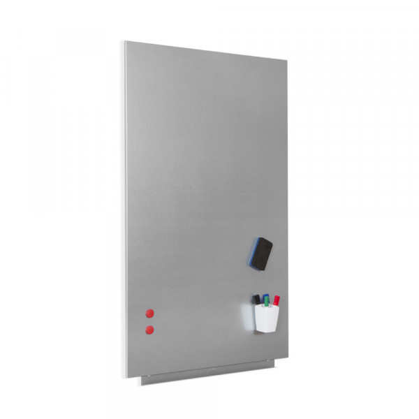 Skinwhiteboard, PE-beschichtet, silber