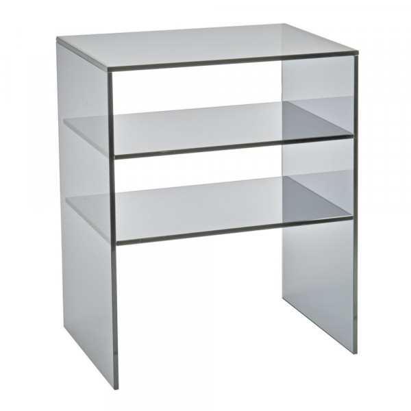 Glasmöbel, Rauchglas, 40/10/10 kg Tragkraft,